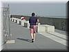 2001-09-22b Patriotic Jogger on the Embarcadero.jpg