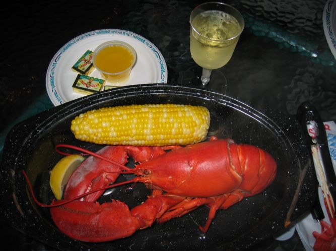 2003-10-10n Lobster Dinner.JPG