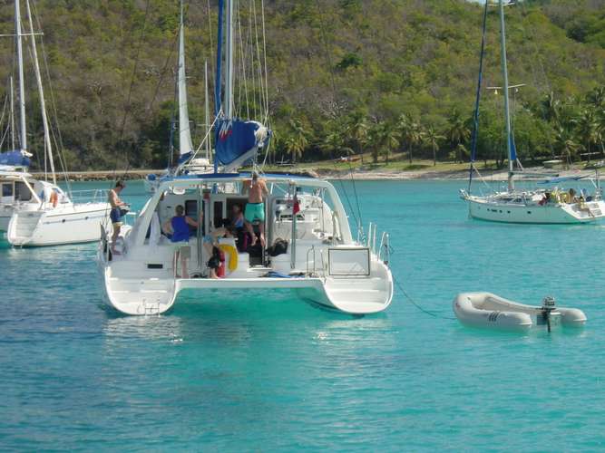 481 Arriving at private island Mustique